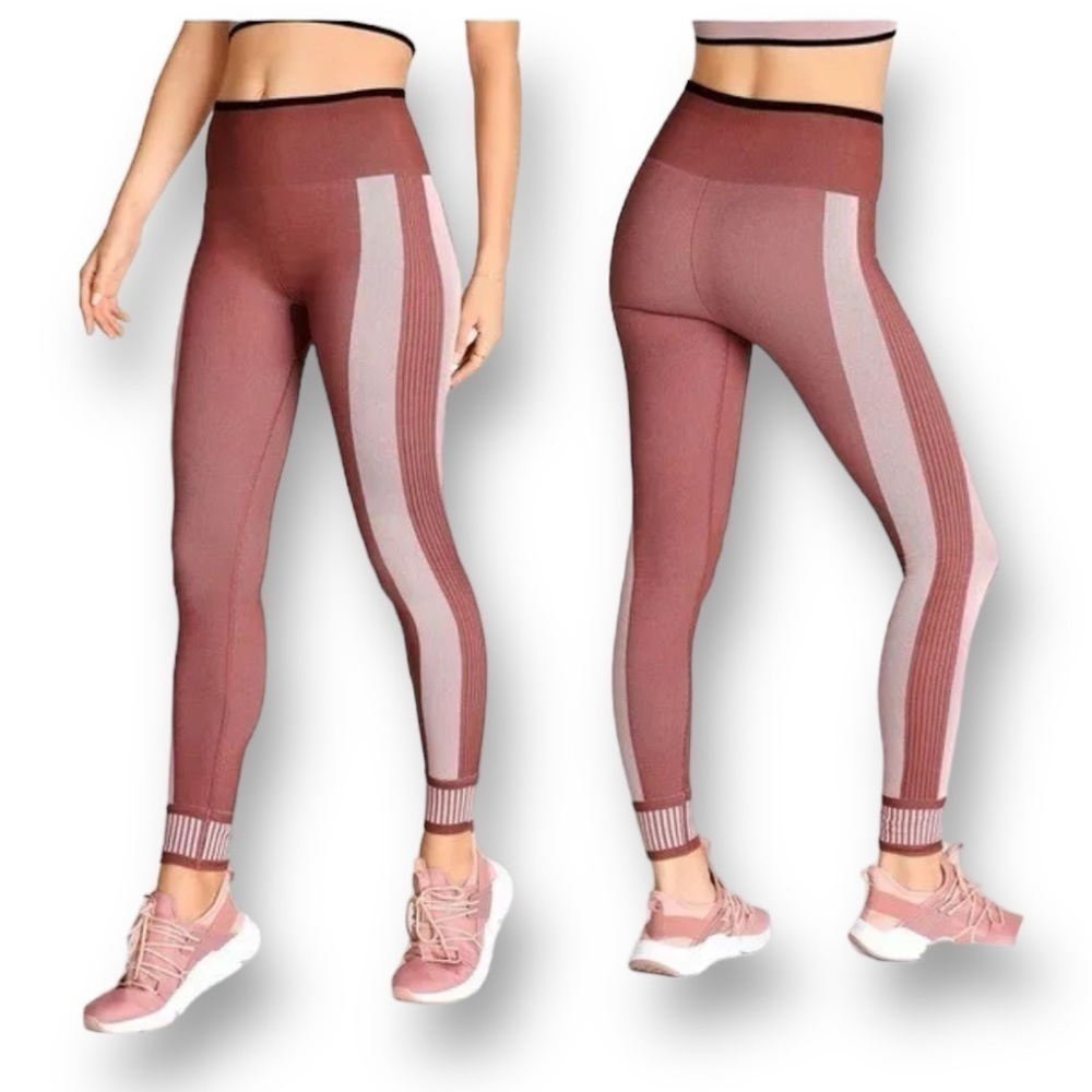 FABLETICS High-Waisted Seamless Compression Colorblock Leggings Women’s …